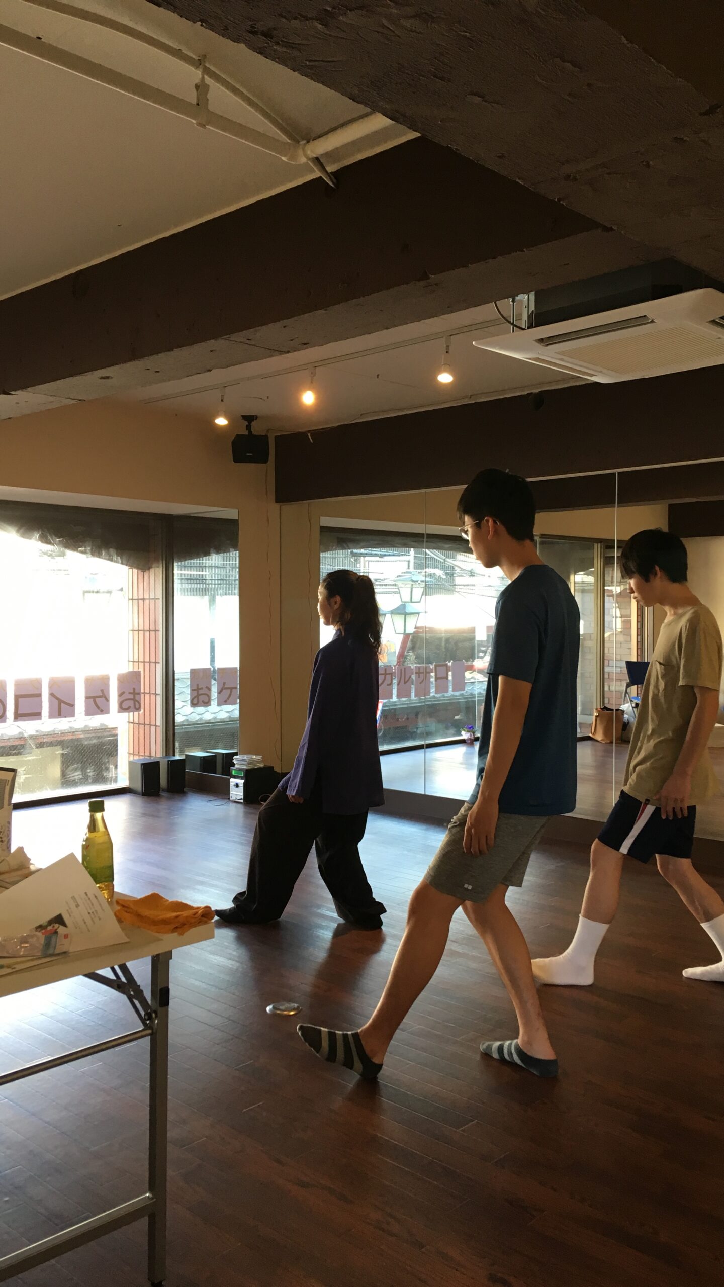 太極拳教室 レッスン風景